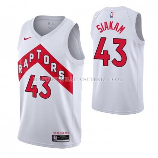 Maillot Tornto Raptors Pascal Siakam Association 2020-21 Blanc