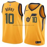 Maillot Utah Jazz Alec Burks Statement 2018 Jaune Maillot Utah Jazz Alec Burks Statement 2018 Jaune