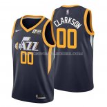 Maillot Utah Jazz Jordan Clarkson NO 00 Icon Bleu
