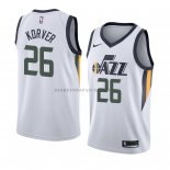 Maillot Utah Jazz Kyle Korver Association 2018 Blanc Maillot Utah Jazz Kyle Korver Association 2018 Blanc
