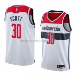 Maillot Washington Wizards Mike Scott Association 2018 Blanc Maillot Washington Wizards Mike Scott Association 2018 Blanc