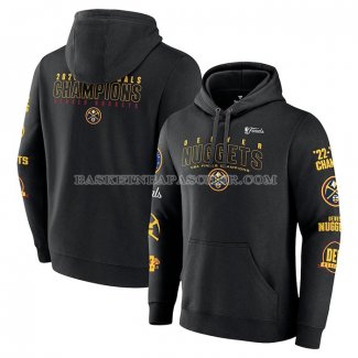 Veste a Capuche Denver Nuggets 2023 NBA Finals Champions Courtside Pullover Noir