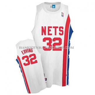 Maillot ABA Brooklyn Nets Erving Blanc