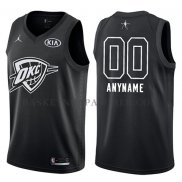 Maillot All Star 2018 Oklahoma City Thunder Nike Personnalise Noir