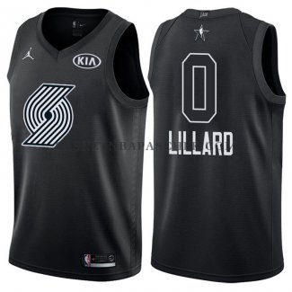 Maillot All Star 2018 Portland Trail Blazers Damian Lillard Noir
