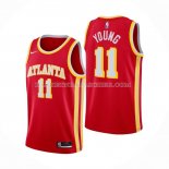 Maillot Atlanta Hawks Trae Young Icon 2020-21 Rouge