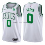 Maillot Authentique Boston Celtics Tatum 2017-18 Blanc