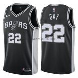 Maillot Authentique San Antonio Spurs Gay 2017-18 Noir