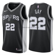 Maillot Authentique San Antonio Spurs Gay 2017-18 Noir