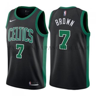 Maillot Boston Celtics Jaylen Brown Statement 2017-18 Noir