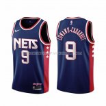 Maillot Brooklyn Nets Timothe Luwawu-cabarrot NO 9 Ville 2021-22 Bleu Maillot Brooklyn Nets Timothe Luwawu-cabarrot NO 9 Ville 2021-22 Bleu