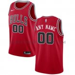 Maillot Chicago Bulls Personnalise 2017-18 Rouge