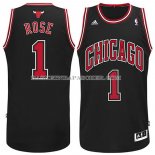 Maillot Chicago Bulls Rose Noir