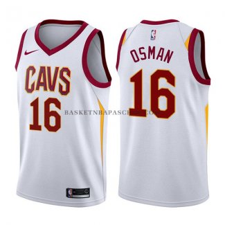 Maillot Cleveland Cavaliers Cedi Osman Association 2017-18 Blanc