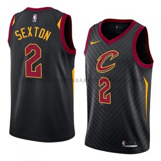 Maillot Cleveland Cavaliers Collin Sexton Statement 2018 Noir