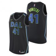 Maillot Dallas Mavericks 41 Ciudad 2017-18 Noir