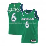 Maillot Dallas Mavericks Kristaps Porzingis Hardwood Classic 2020-21 Vert