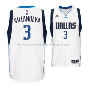 Maillot Dallas Mavericks Villanueva Blanc