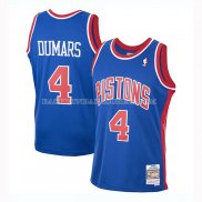 Maillot Detroit Pistons Joe Dumars Mitchell & Ness 1988-89 Bleu