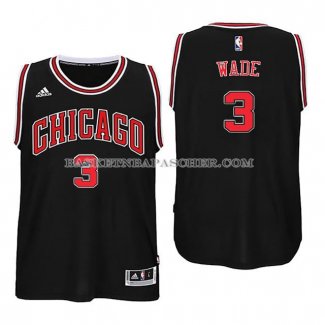 Maillot Enfant Chicago Bulls Wade Noir