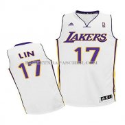 Maillot Enfant Los Angeles Lakers Lin Blanc