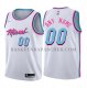 Maillot Enfant Miami Heat Personnalise 2017-18 Blanc