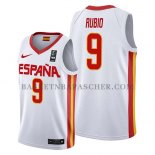 Maillot Espagne Ricky Rubio 2019 FIBA Baketball World Cup Blanc