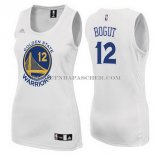 Maillot Femme Golden State Warriors Bogut Blanc