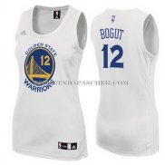 Maillot Femme Golden State Warriors Bogut Blanc