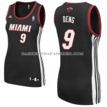 Maillot Femme Miami Heat Deng Noir