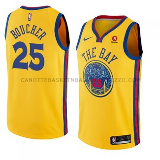 Maillot Golden State Warriors Fred VanVleet Ciudad 2018 Jaune