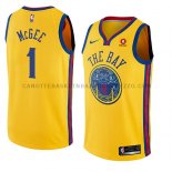 Maillot Golden State Warriors Javale Mcgee Ciudad 2018 Jaune