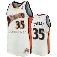 Maillot Golden State Warriors Kevin Durant 2009-10 Hardwood Classics Blanc