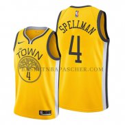 Maillot Golden State Warriors Omari Spellman Earned Jaune