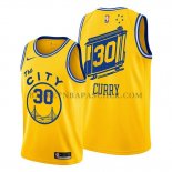 Maillot Golden State Warriors Stephen Curry Hardwood Classics Or