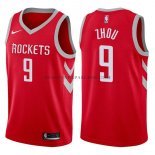 Maillot Houston Rockets Zhou Qi Swingman Icon 2017-18 Rouge