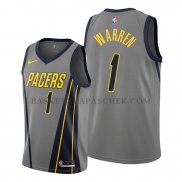 Maillot Indiana Pacers T.j. Leaf Icon 2017-18 Bleu