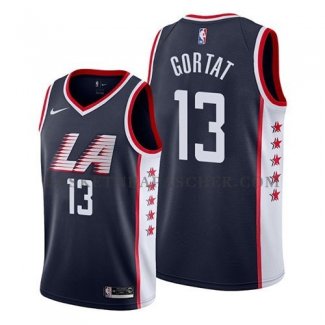 Maillot Los Angeles Clippers Marcin Gortat Ville 2019 Bleu