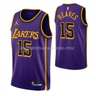 Maillot Los Angeles Lakers Austin Reaves NO 15 Statement 2022-23 Volet
