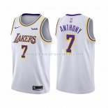 Maillot Los Angeles Lakers Carmelo Anthony NO 7 Association 2021 Blanc Maillot Los Angeles Lakers Carmelo Anthony NO 7 Association 2021 Blanc