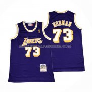 Maillot Los Angeles Lakers Dennis Rodman Mitchell & Ness 1998-99 Volet