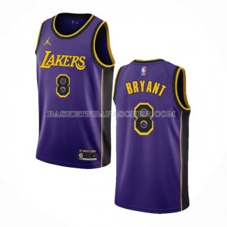Maillot Los Angeles Lakers Kobe Bryant NO 8 Statement 2022-23 Volet
