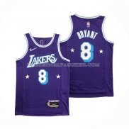 Maillot Los Angeles Lakers Kobe Bryant NO 8 Ville Edition 2021-22 Volet