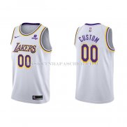 Maillot Los Angeles Lakers Personnalise Association 2021-22 Blanc