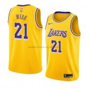 Maillot Los Angeles Lakers Travis Wear Icon 2018-19 Jaune