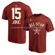 Maillot Manche Courte All Star 2024 Nikola Jokic Rouge