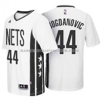 Maillot Manche Courte Brooklyn Nets Bogdanovic Gris