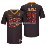 Maillot Manche Courte Cleveland Cavaliers James Noir