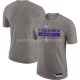 Maillot Manche Courte Los Angeles Lakers Practice Performance 2022-23 Gris
