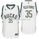 Maillot Milwaukee Bucks Teletovic Blanc
